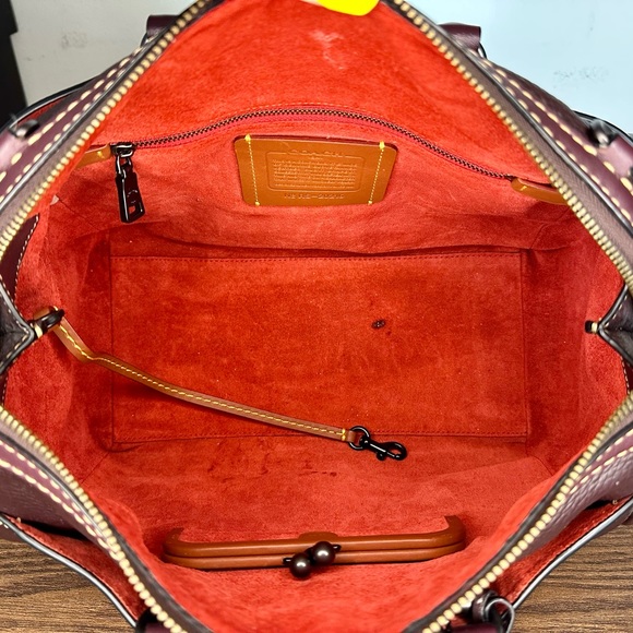 Coach 1941 Rogue Satchel in Oxblood - Picture 7 of 12